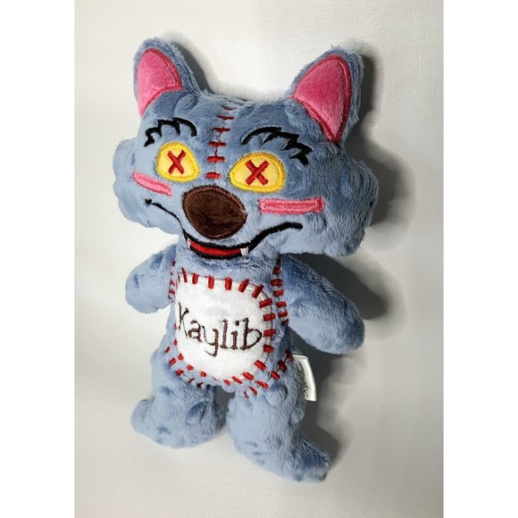 Handmade Cocomelon Wally Wolf Plush Toy 8.5" Tall Personalizable Safe Minky - Picture 3 of 8
